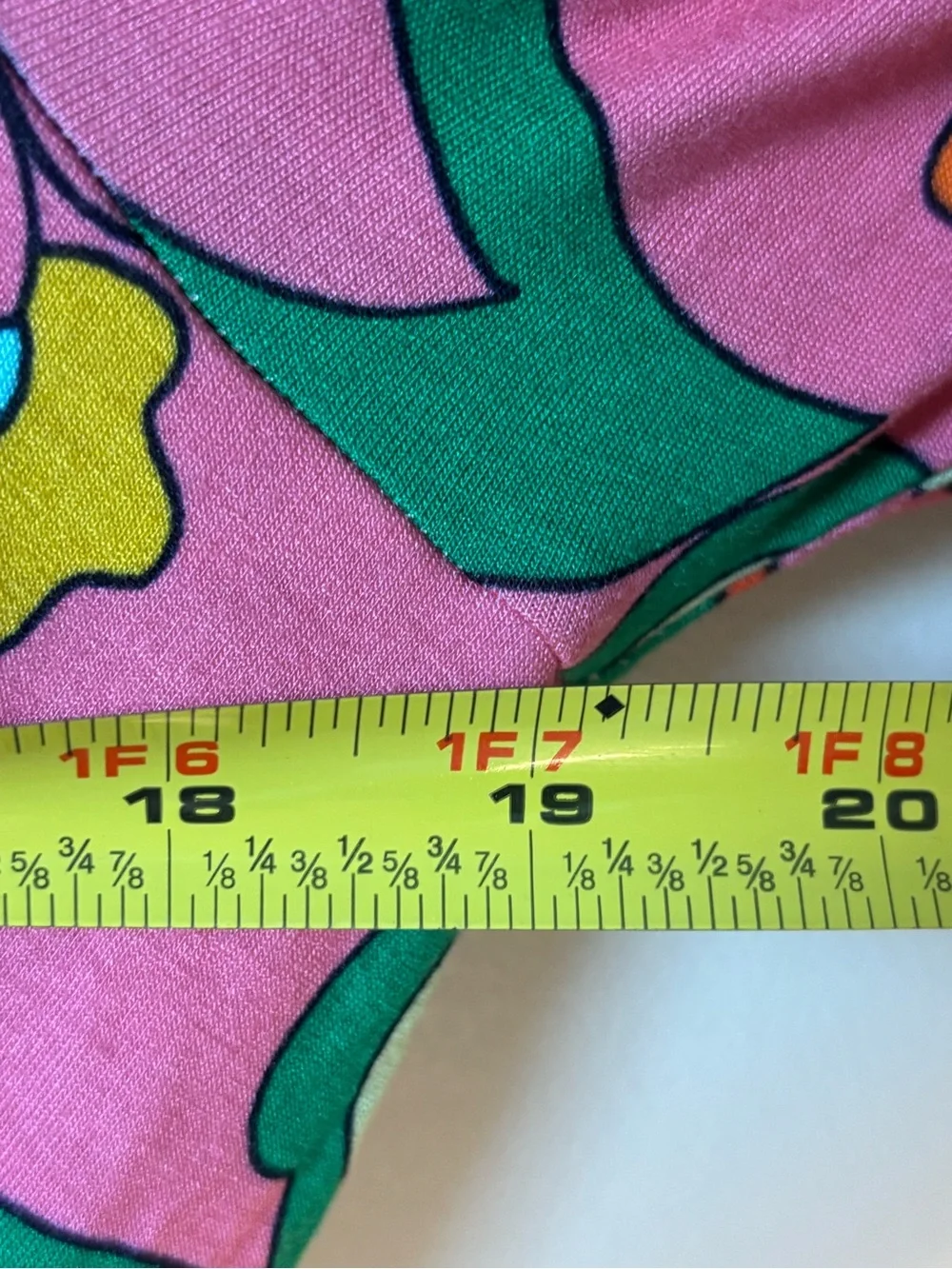 Boden Maya Pink Kimono Jersey Maxi Dress Maximalist Tropical Colorful 12R Resort